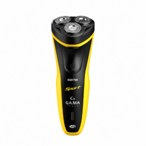 Afeitadora GA.MA GSH700 Inalámbrico Sport USB con Cortapatillas negro/amarillo